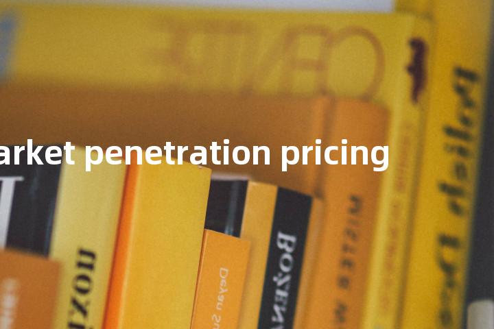 market penetration pricing单词图解，单词释义场景配图