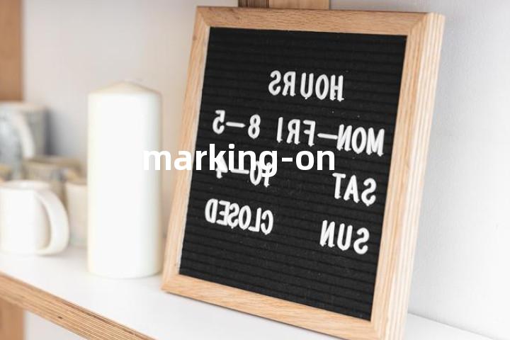 marking-on单词图解，单词释义场景配图