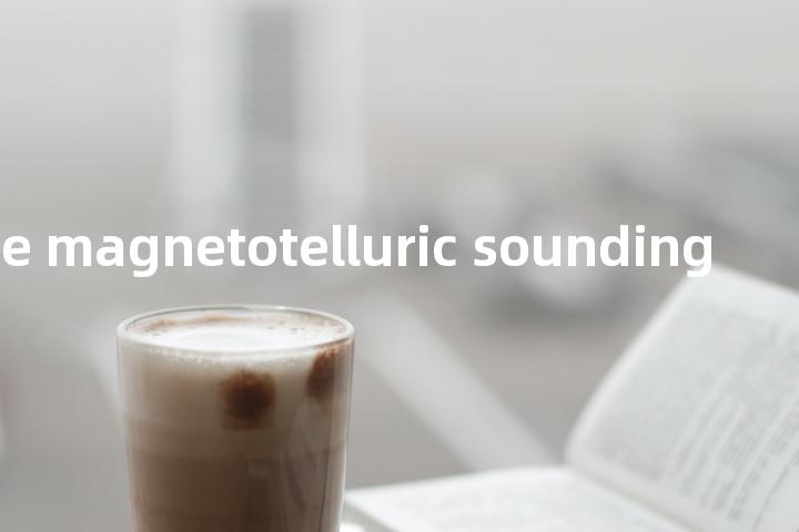 marine magnetotelluric sounding单词图解，单词释义场景配图