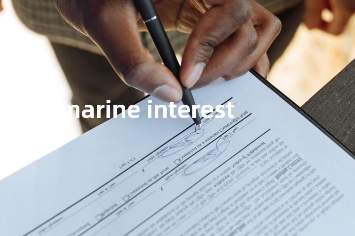 marine interest单词图解，单词释义场景配图
