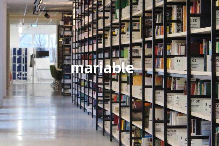 mariable单词图解，单词释义场景配图