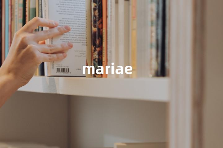 mariae单词图解，单词释义场景配图