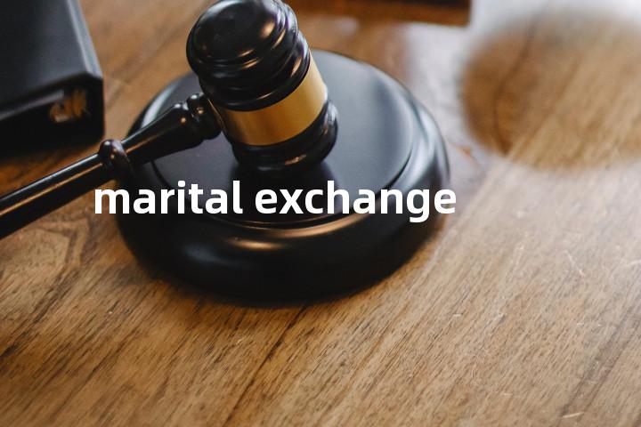 marital exchange单词图解，单词释义场景配图