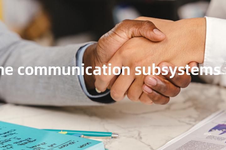 maritime communication subsystems单词图解，单词释义场景配图
