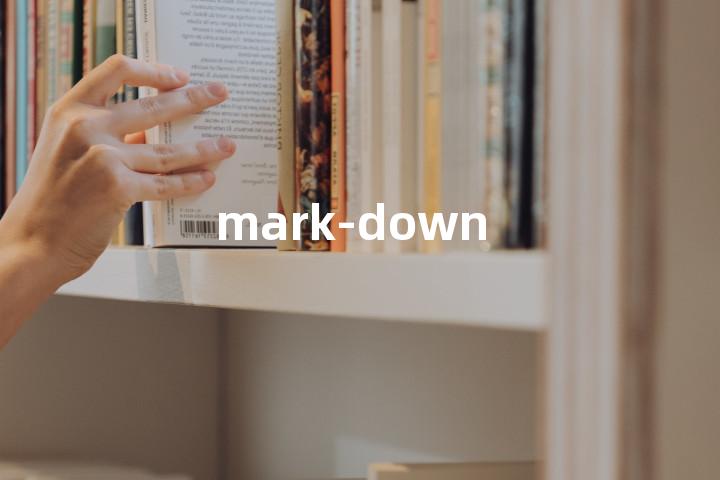 mark-down