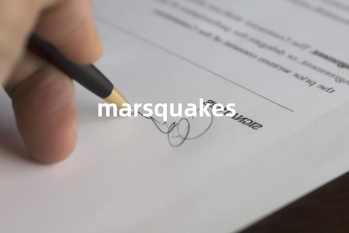 marsquakes单词图解，单词释义场景配图
