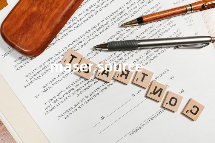 maser source单词图解，单词释义场景配图