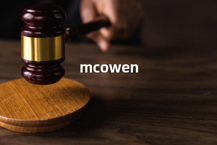 mcowen单词图解，单词释义场景配图