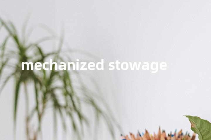 mechanized stowage单词图解，单词释义场景配图