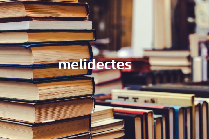 melidectes单词图解，单词释义场景配图