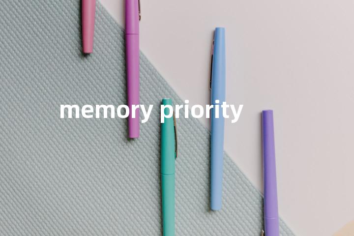 memory priority单词图解，单词释义场景配图