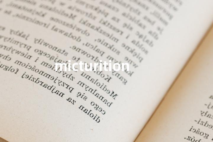 micturition