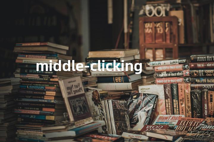 middle-clicking单词图解，单词释义场景配图