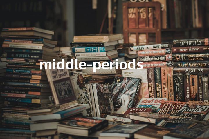 middle-periods单词图解，单词释义场景配图