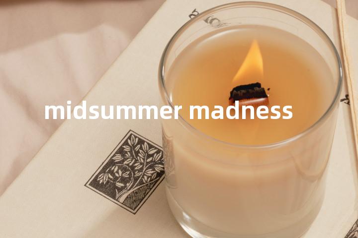 midsummer madness单词图解，单词释义场景配图