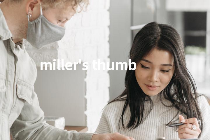 miller's thumb单词图解，单词释义场景配图
