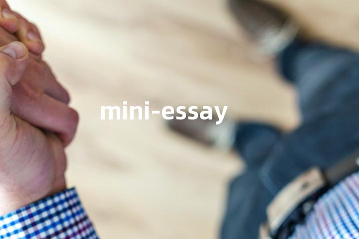 mini-essay单词图解，单词释义场景配图