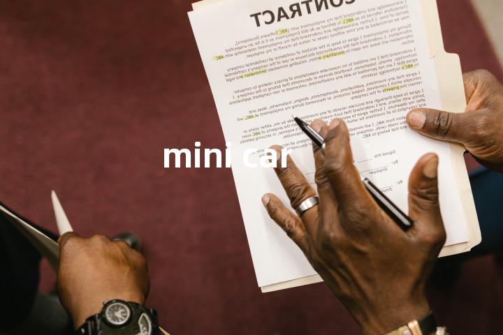 mini car单词图解，单词释义场景配图