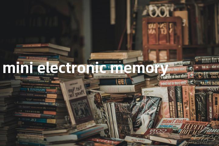 mini electronic memory单词图解，单词释义场景配图