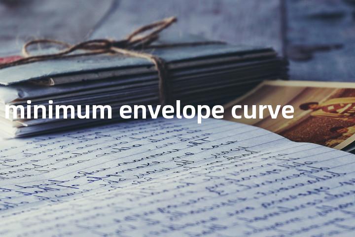 minimum envelope curve单词图解，单词释义场景配图