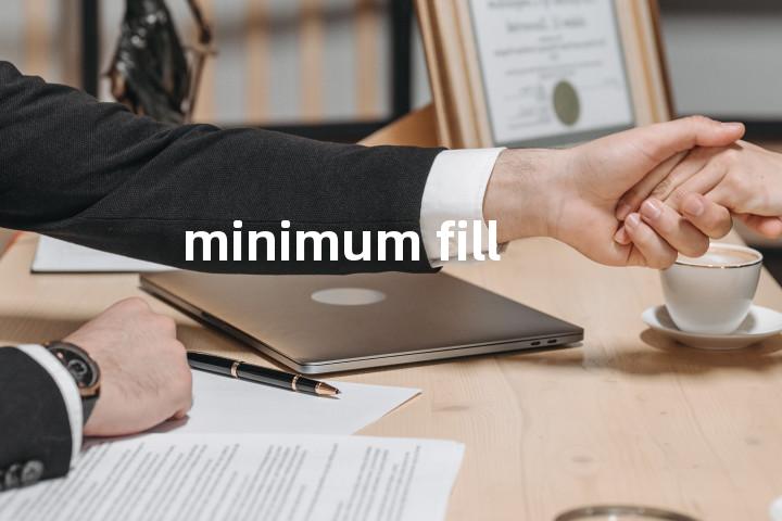 minimum fill单词图解，单词释义场景配图