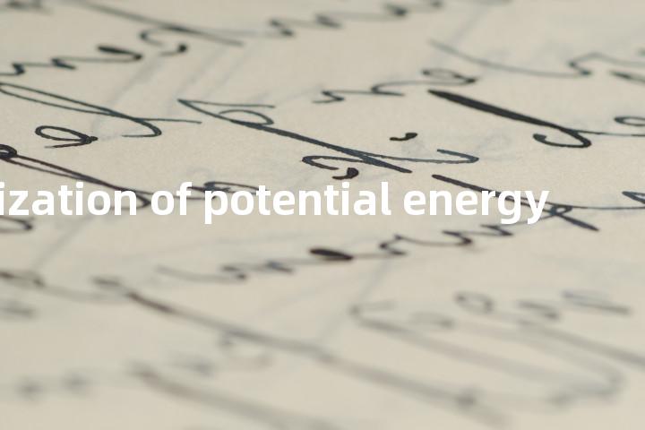minimization of potential energy单词图解，单词释义场景配图