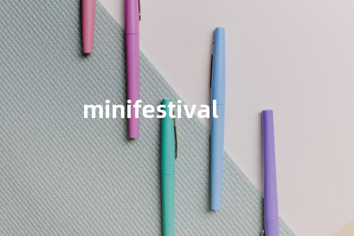 minifestival单词图解，单词释义场景配图