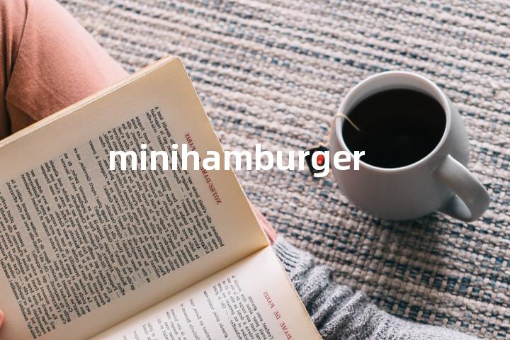 minihamburger单词图解，单词释义场景配图