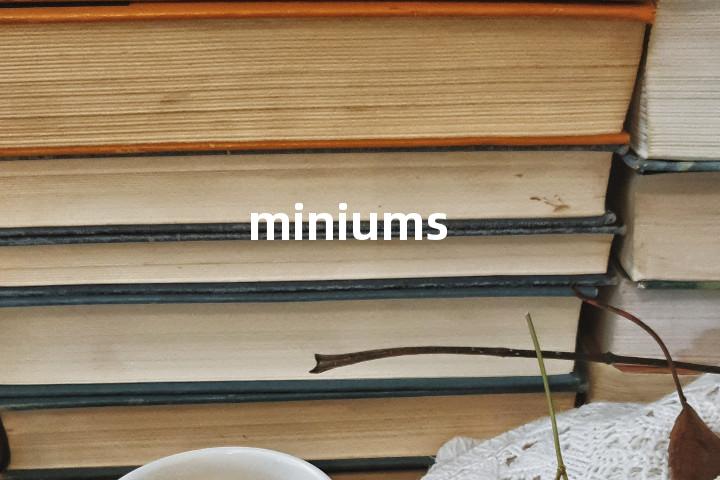 miniums单词图解，单词释义场景配图