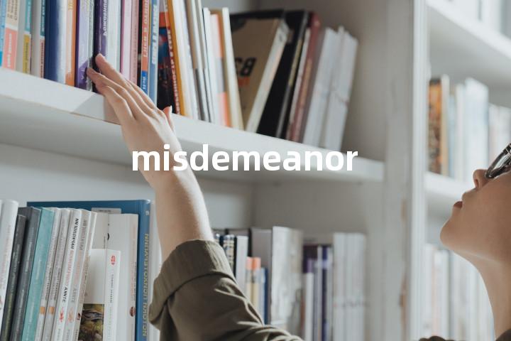misdemeanor