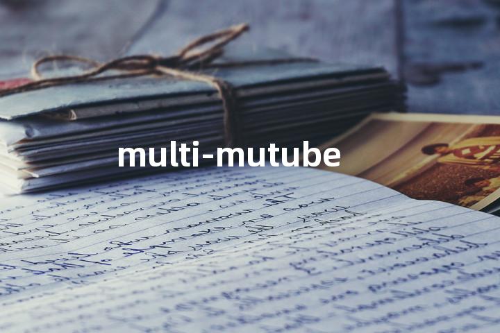multi-mutube单词图解，单词释义场景配图