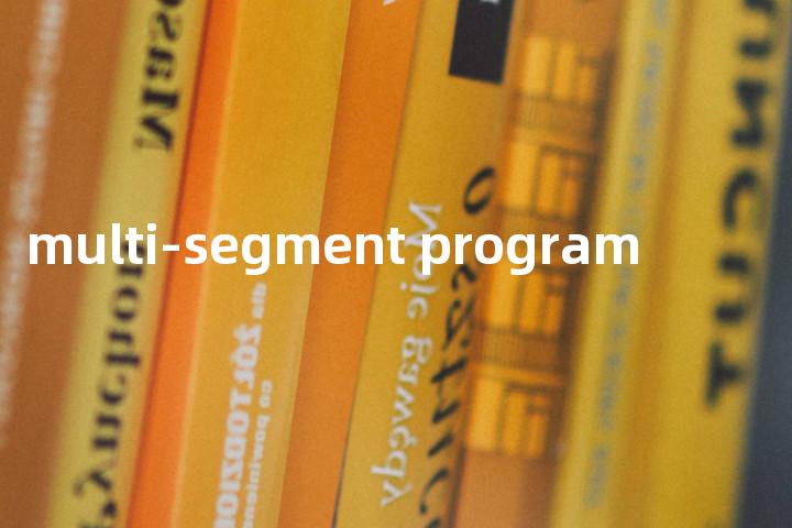multi-segment program单词图解，单词释义场景配图