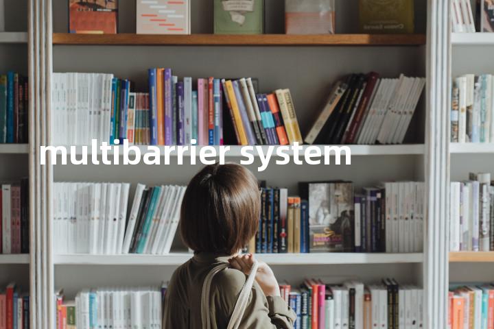 multibarrier system单词图解，单词释义场景配图