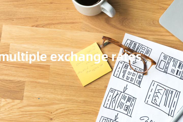 multiple exchange rates单词图解，单词释义场景配图