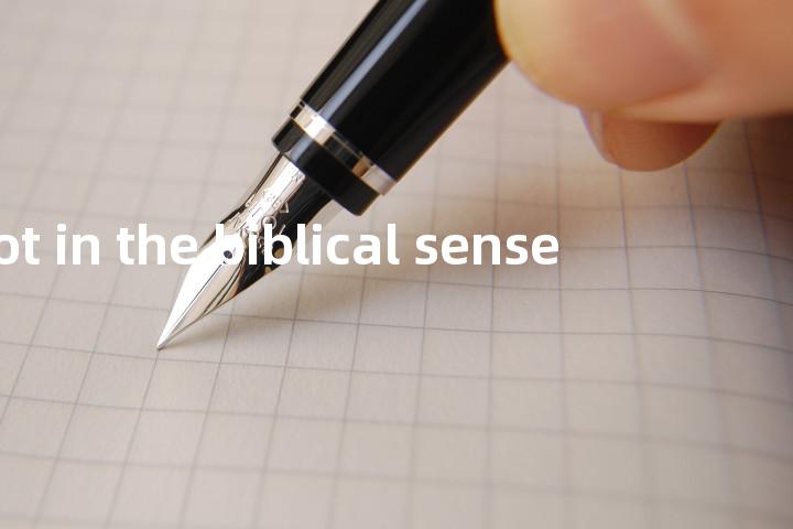 not in the biblical sense单词图解，单词释义场景配图
