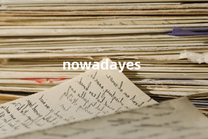 nowadayes单词图解，单词释义场景配图