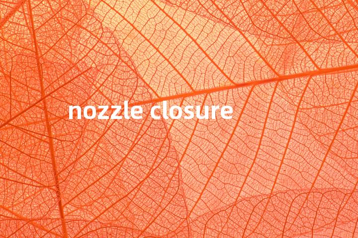 nozzle closure单词图解，单词释义场景配图