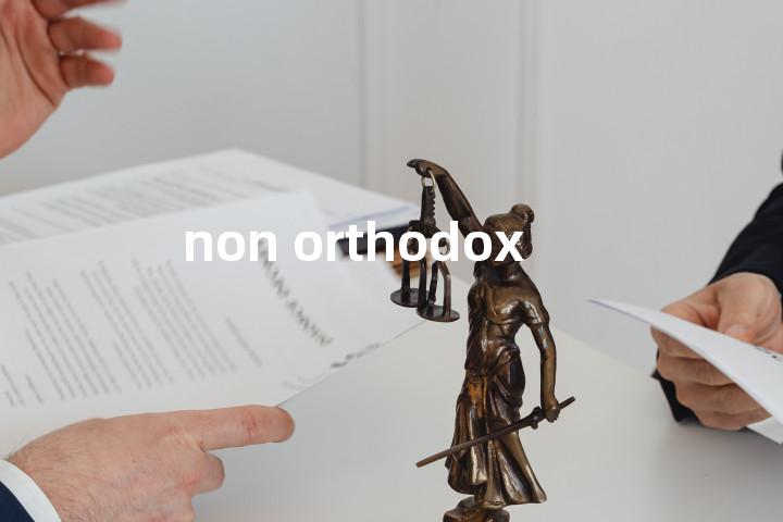 non orthodox单词图解，单词释义场景配图