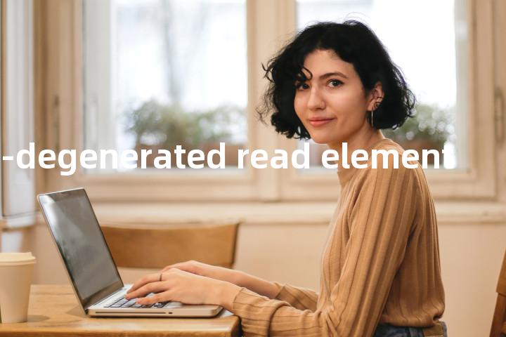 non-degenerated read element单词图解，单词释义场景配图