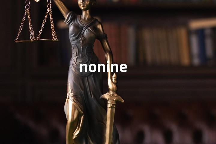 nonine单词图解，单词释义场景配图
