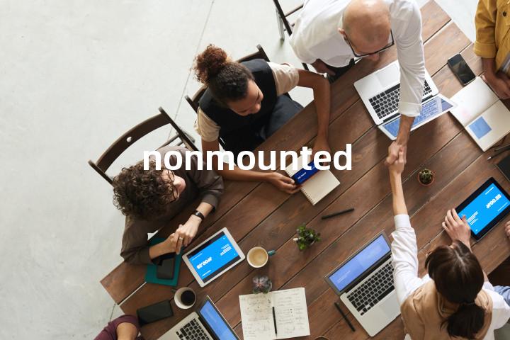 nonmounted单词图解，单词释义场景配图