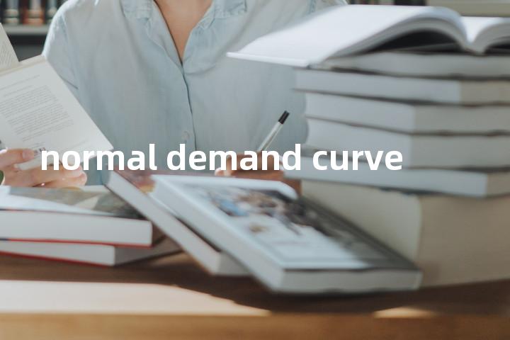 normal demand curve单词图解，单词释义场景配图