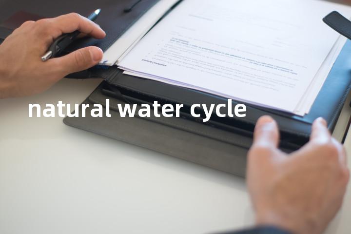 natural water cycle单词图解，单词释义场景配图