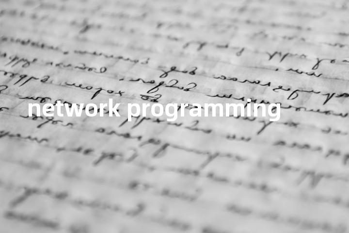 network programming单词图解，单词释义场景配图
