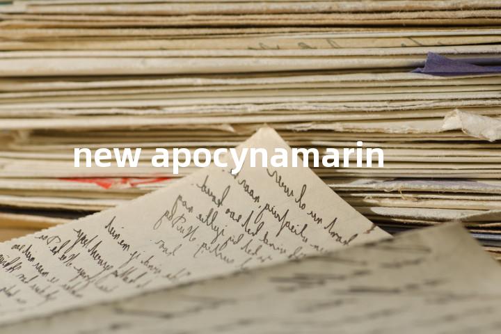 new apocynamarin单词图解，单词释义场景配图