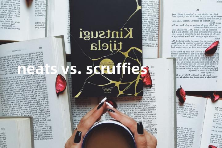 neats vs. scruffies单词图解，单词释义场景配图