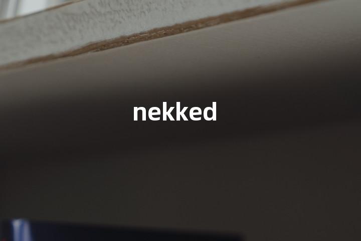 nekked单词图解，单词释义场景配图