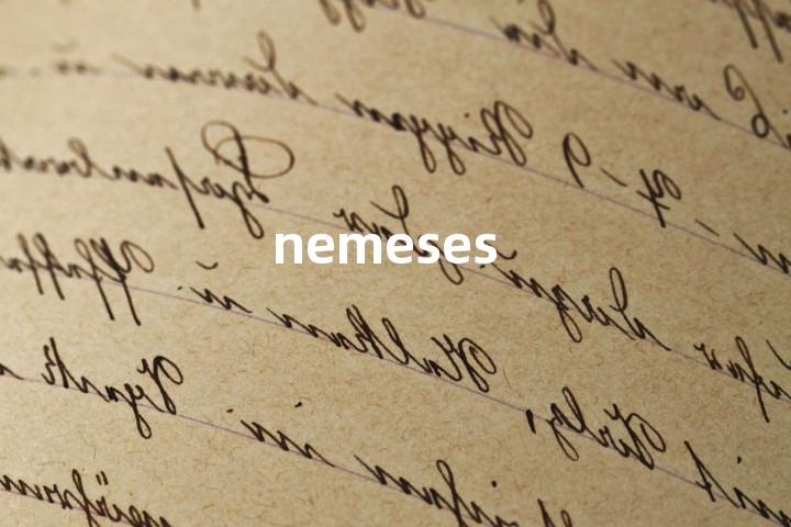 nemeses单词图解，单词释义场景配图