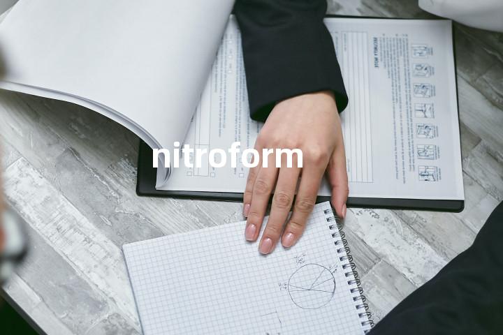 nitroform单词图解，单词释义场景配图