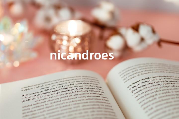 nicandroes单词图解，单词释义场景配图